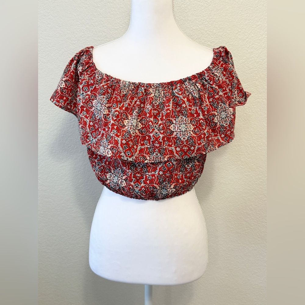 Hollister Ruffle Crop Top